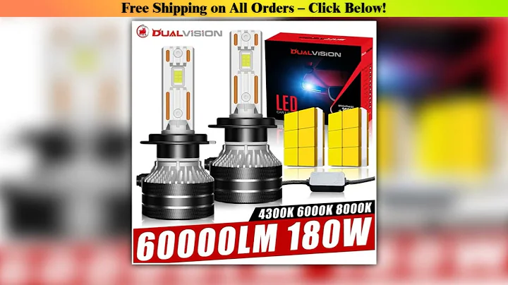 Unboxing K5C H7 LED Headlight Canbus 4300K 6000K 8000K H4 H1 H11 H8 880 881 H27 9007 9008 H13 H9