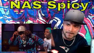 Nas - &quot;Spicy&quot; feat. Fivio Foreign &amp; A$AP Ferg First time on first take #RDissOrMcReaction