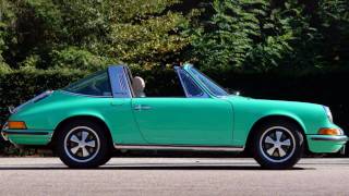 1972 Porsche 911 2.4 S targa (HD photo video with stereo engine sounds!)