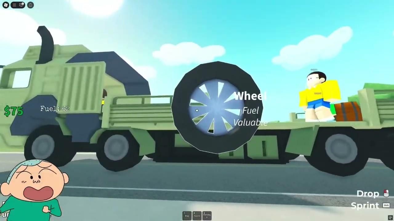 Escape Zombie City in Army Truck