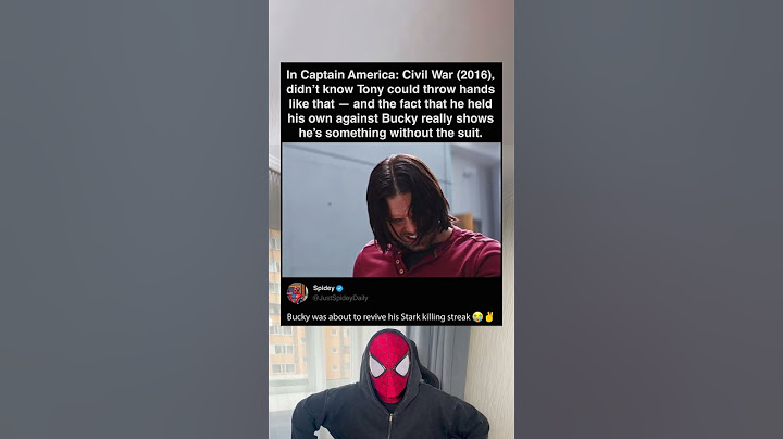 In Captain America: Civil War (2016), Tony fighting Bucky