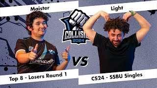 Collision 2024 - Maister (Mr.Game & Watch) VS Light (Fox) - Ultimate Top 8 - Losers Round 1