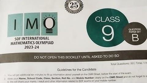 Math Olympiad IMO Class 9 2023-24 Set-B Answers #shorts #IMO #questionanswer #IMOsetB #viral