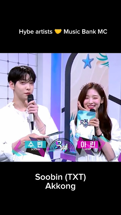 and Yeonjun was mc (Inkigayo), cool😎#bts #enhypen #txt #jin #sunghoon #soobin #jungwon #hueningkai