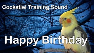 Cockatiel training sound Happy birthday PARROTS