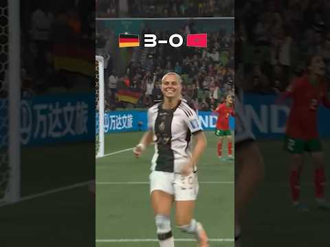 So many goals! Germany vs Morocco