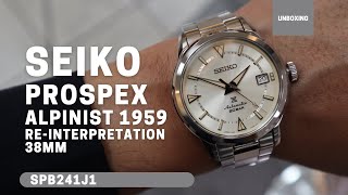 Unboxing Seiko Prospex Alpinist 1959 Re-Interpretation Cream Dial SPB241J1  - YouTube