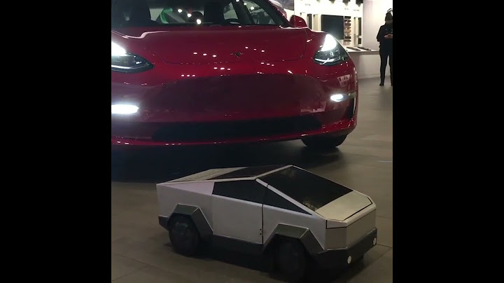 Cybertruck at the Tesla Dealership