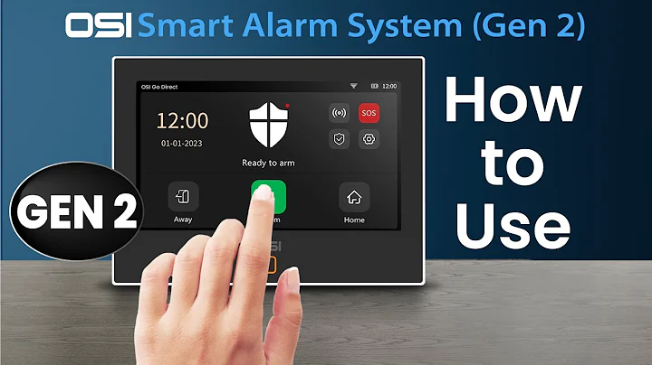 OSI Smart Alarm System (Gen 2) - HOW to USE (everyday use) // OSI Go Direct