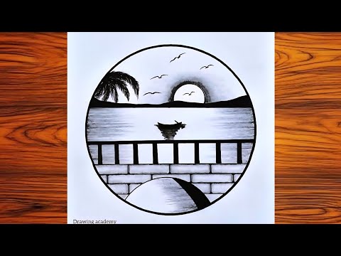 Pencil drawing in