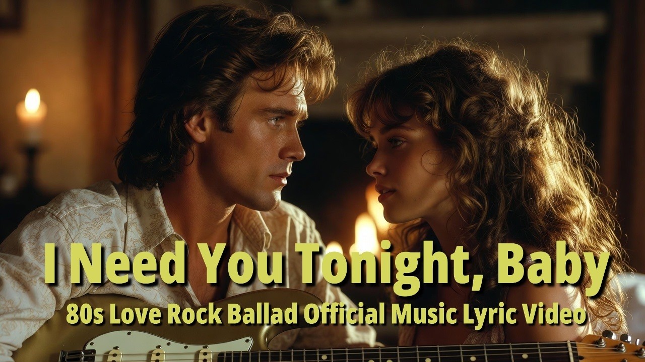 Greatest 80s Love Rock Ballad - I Need You Tonight, Baby | Official ...