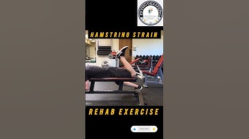 Hamstring strain rehab exercise #physiotherapist9536 #viralvideo #hamstrings #shorts