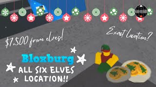 Bloxburg: All SIX Secret ELVES LOCATION!! | Gaming with Rianne