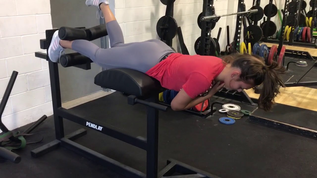 1 Leg GHD Hip Extension YouTube
