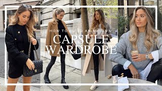 HOW TO BUILD AN AUTUMN CAPSULE WARDROBE | All the essentials \& basics | Kate Hutchins