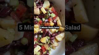 5- minute Healthy Red Beans Salad #shorts #salad #healthyfood