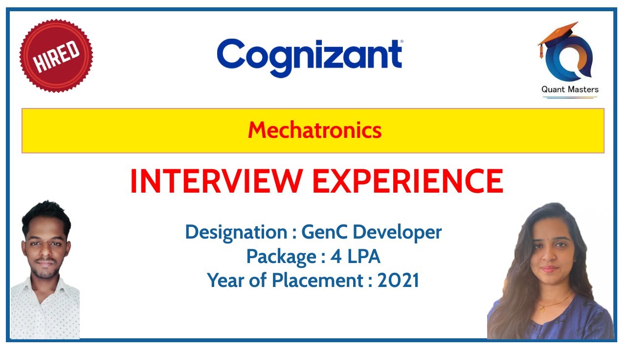 Cognizant Interview Experience - 2022 | Designation: GenC Developer