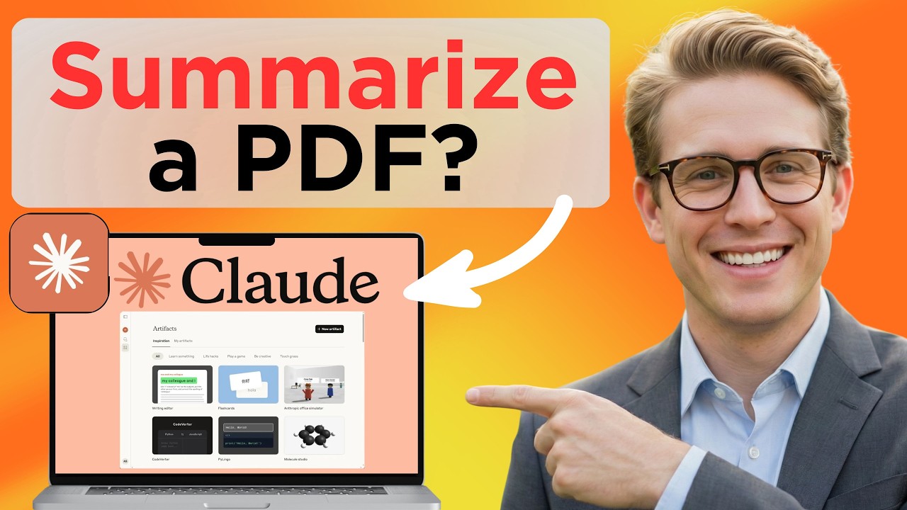 How to Summarize a PDF File With Claude AI (Easy Guide) - YouTube