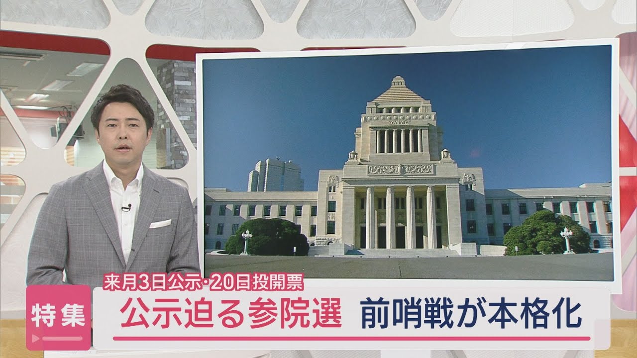 新潟県政党史 特集】公示迫る参議院選挙 前哨戦が本格化：7月3日公示・20日投