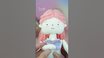 Nàng tiên cá phiên bản búp bê và thú bông vải thủ công Tiệm Tạp Hoá Nhà May