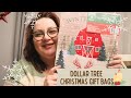 HUGE Dollar Tree Christmas Gift Boxes, Gift Bags &amp; Tissue Paper Haul | DEC 2021