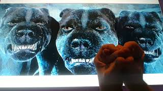 Horacio the handsnake - Fluffy the 3-headed dog