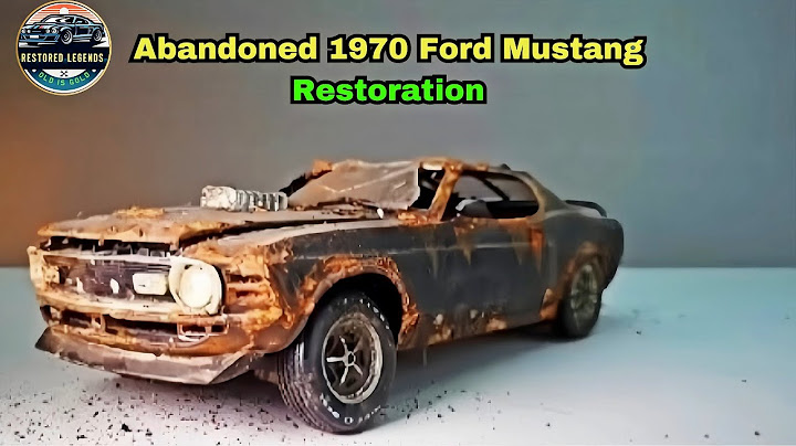 Abandoned 1970 Ford Mustang Toy Restoration - Full Rebuild