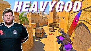 HeavyGod 24 frags 58 % HS mirage game POV