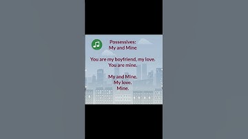 Thumbnail of Basic English -Song about possessives.