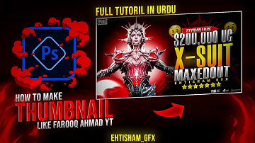 How To Make Thumbnail Like Farooq Ahmad Yt thumbnail kaise banaen Ehtisham_gfx