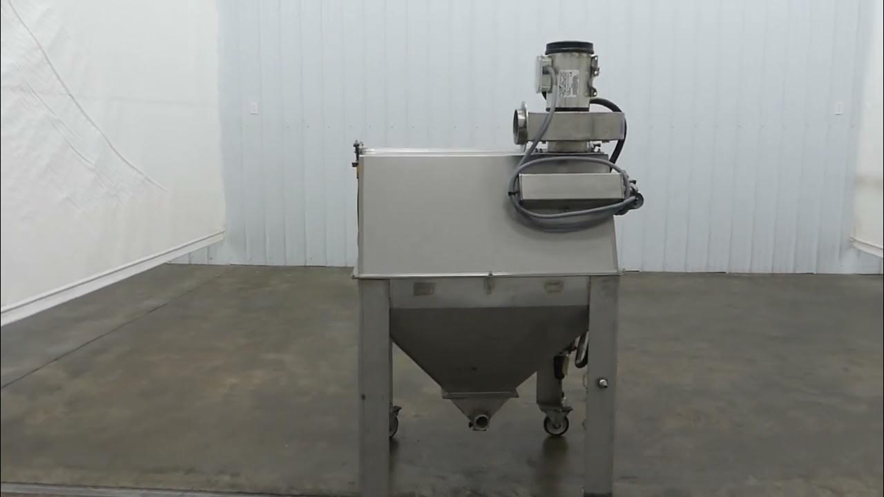 E18925 Hapman Stainless Steel Bag Dump Station YouTube