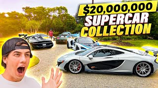 Visiting The Richest Kids In America $20,000,000 Supercar Collection!