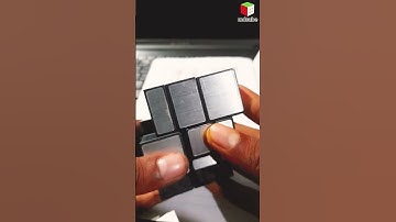 mirror cube solve in 5 step (3×3)#shorts #rubikscube