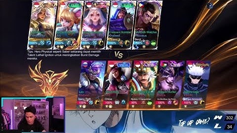 PARTY ANOMALI SKYLAR VS PARTY AN BANG PALLL HERO GLOBAL 🎮 NABRAK PUSH RANK