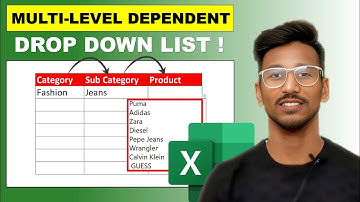 Microsoft Excel 🔽 Multiple Dependent Dropdown list in Excel | Excel Tutorial