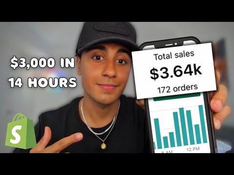 How I Made $3,000 in 14 Hours Dropshipping With NO MONEY