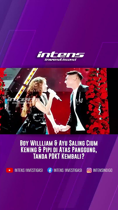 Boy Willliam & Ayu Saling Cium Kening & Pipi Di Panggung #ayutingting #boywillam