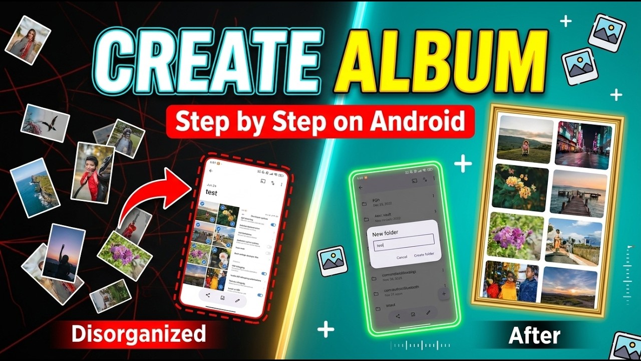 How to Create an Album on Android - Step-by-Step Guide - YouTube