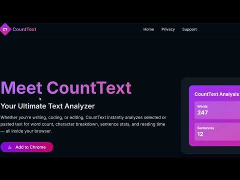 Count Text video preview 2