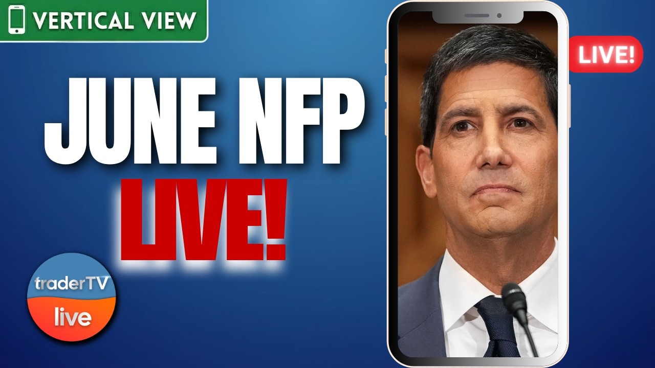 June NFP at 830 ET! Nvidia, Chip Stocks Extend Slide  (VERTICAL) | Stock Market Live