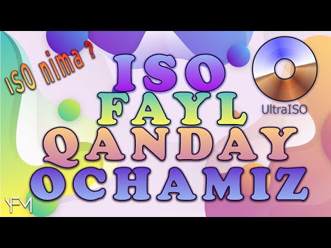 ISO fayl qanday ochamiz || ИСО файл кандай очамиз