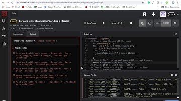 JavaScript Coding Challenge #3 | Format name (Part 1)