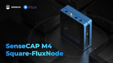 SenseCAP M4 Square – FluxNode, the First-Ever Plug&Play Edge Computing Solution for Flux Network