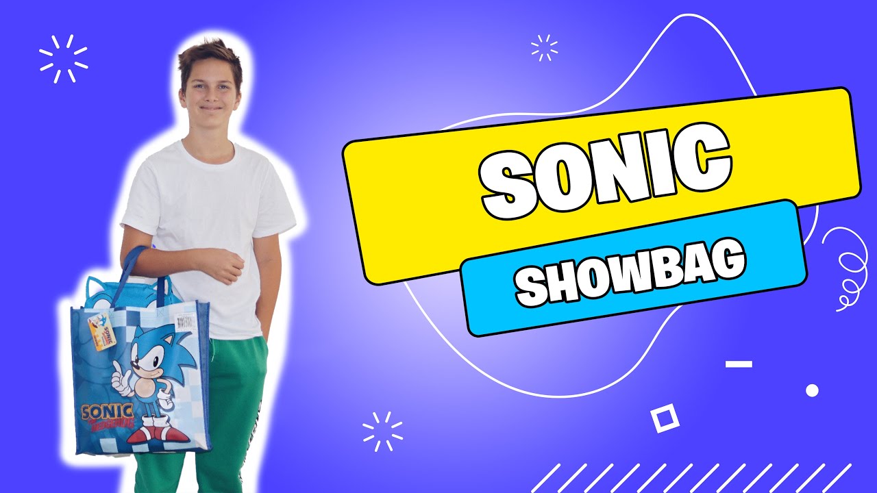 Unboxing the new Sonic Showbag YouTube