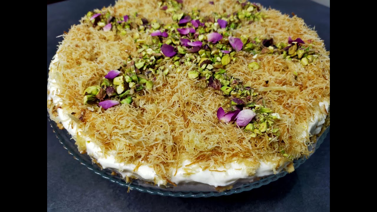 kunafa cheesecake facile et simple كنافة تشيز كيك سهلة وبسيطة YouTube