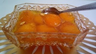 #confiture_d'abricots_entiers     مربى المشمش الكامل بابسط طريقة  منزلي من أروع ما يكون 