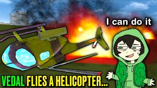 Vedal Hilariously Crashes a Helicopter in VRChat