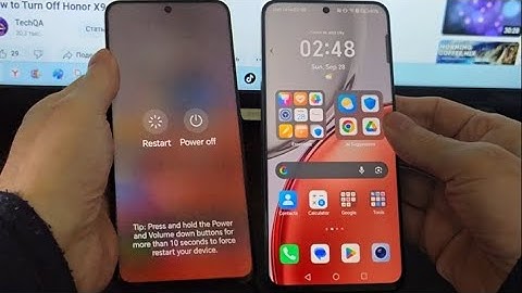 How to power off Honor X9D | How restart Honor X9D | How to shut down Honor X9D
