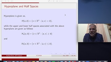 ECO760A : Mathematical Analysis for Economics : Lecture 9c: Examples of Convex Sets.