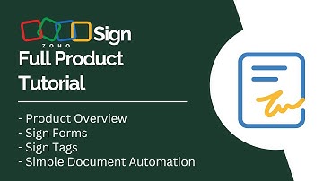 Zoho Sign Full Product Tutorial (old)